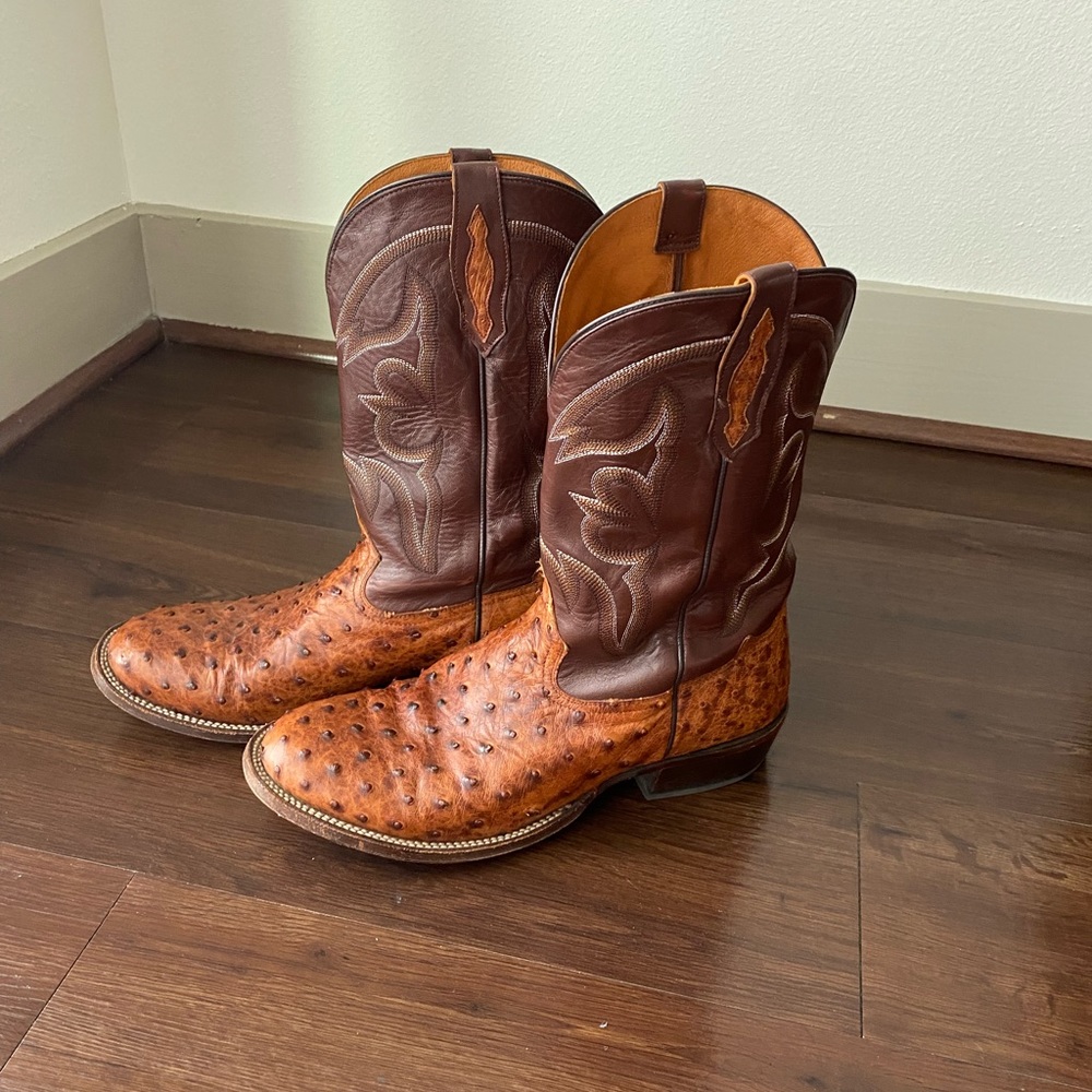 Men’s Tony Lama Ostrich Boots